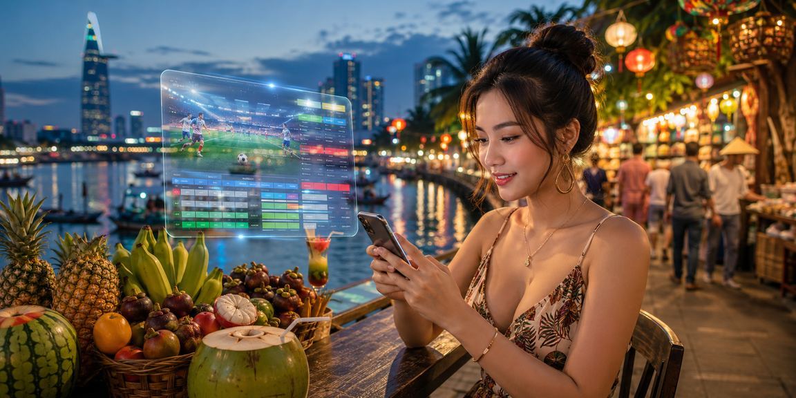 Người chơi cá cược thể thao trên điện thoại với giao diện 88top